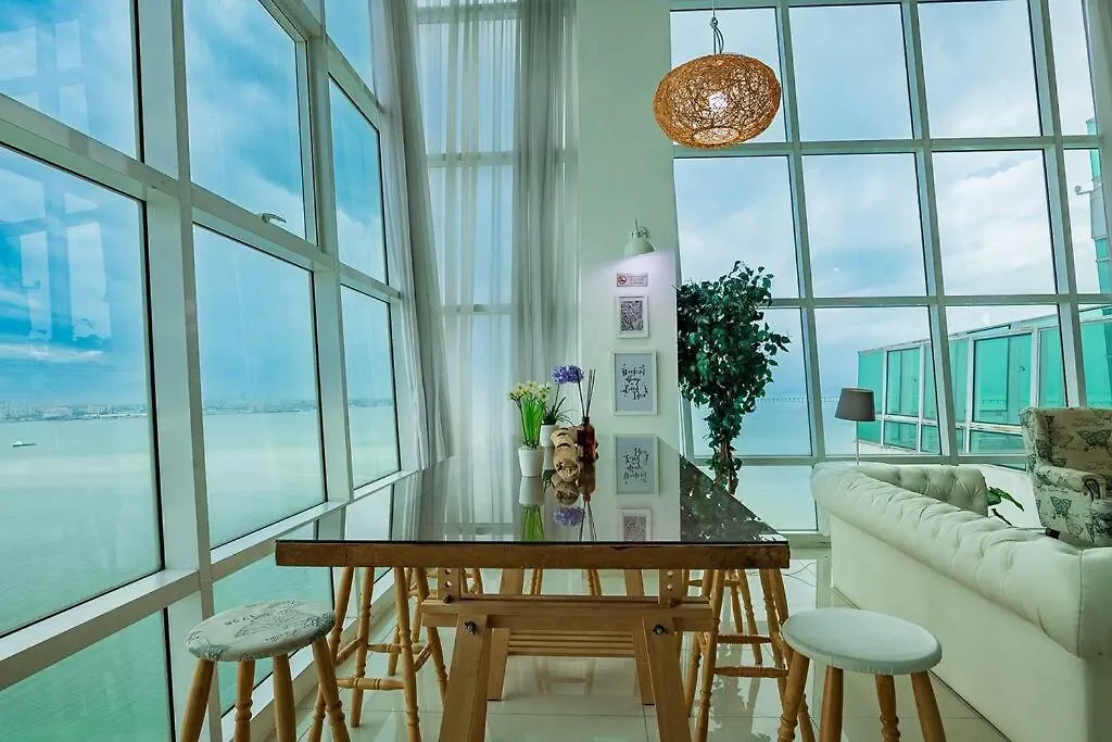 2Bedrooms Maritime Seaview Luxury Suite 2Carpark 2-9Pax Jelutong Apartment